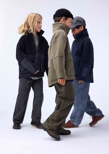 Chaqueta Forro Polar Verde Oliva | MOLO