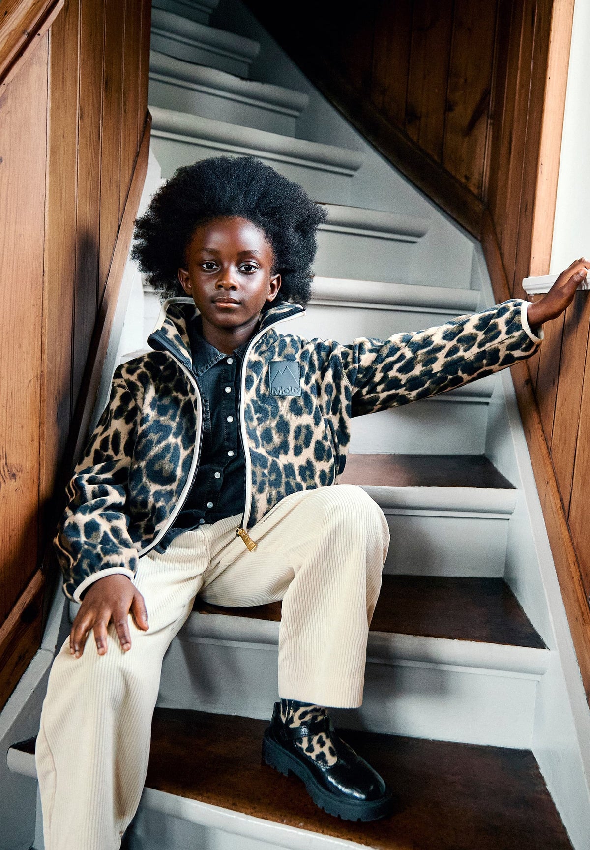 Chaqueta polar Leopard – Molo