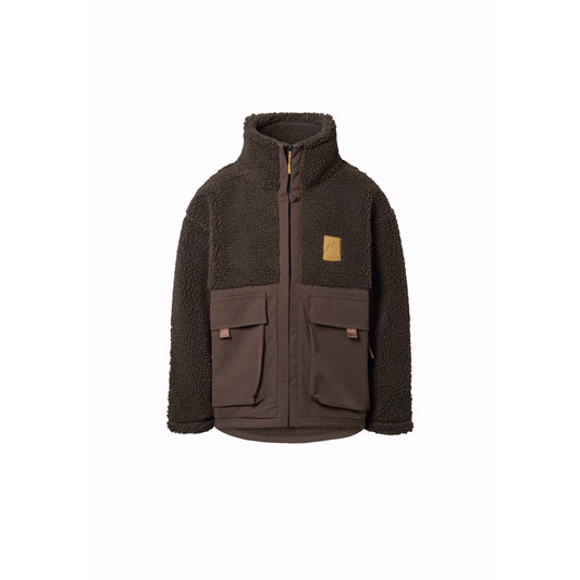 Chaqueta Teddy Fleece Marrón – Molo