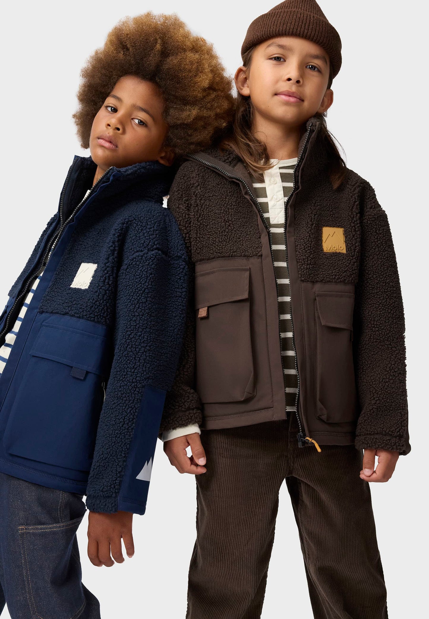 Chaqueta Teddy Fleece Marrón – Molo