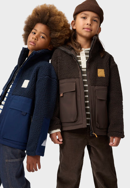 Chaqueta Teddy Fleece Marrón – Molo