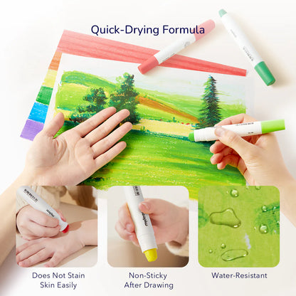 Crayones de Seda Mideer (Pack de 24)