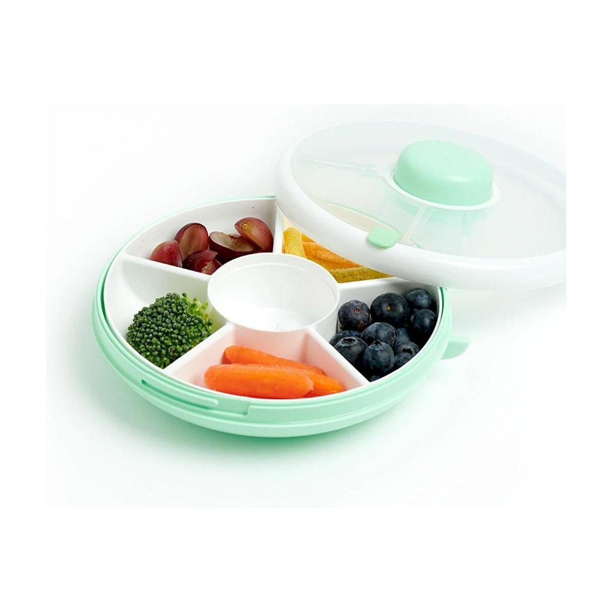 Caja de Almuerzo "Snack Spinner Flip" Mint Green – GoBe Kids