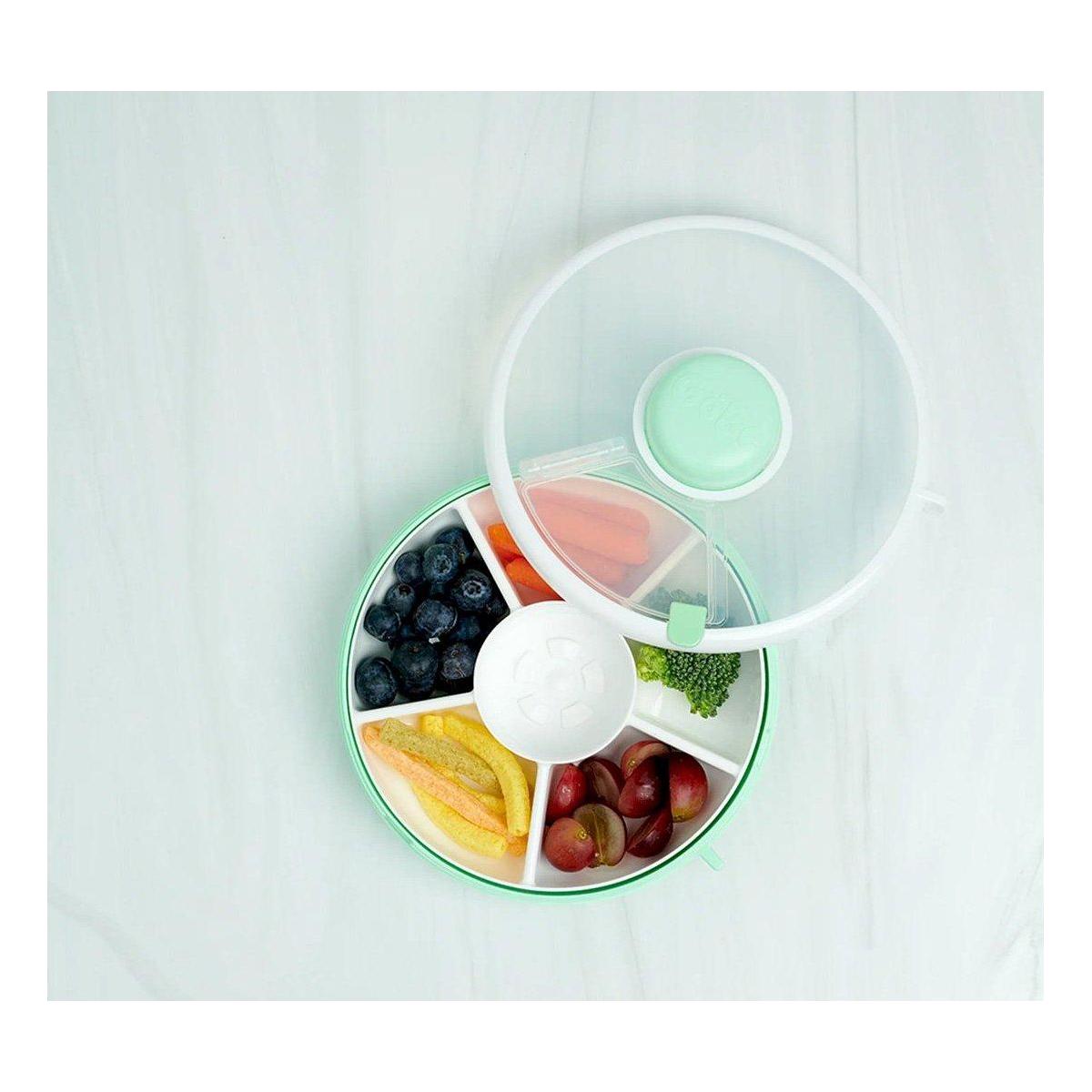 Caja de Almuerzo "Snack Spinner Flip" Mint Green – GoBe Kids