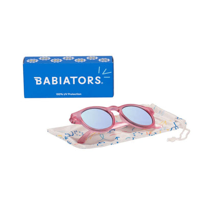 Gafas de Sol Flexibles Keyhole Fuchsia Haze Purple Mirrored Lenses – Babiators