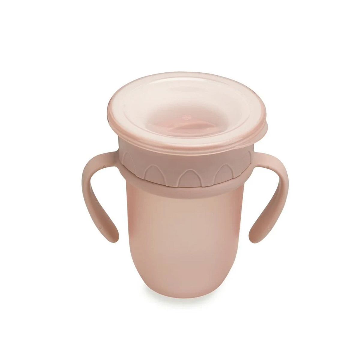 Vaso de aprendizaje 360º All Around Soft Blush – Noüka