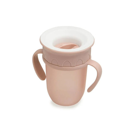 Vaso de aprendizaje 360º All Around Soft Blush – Noüka