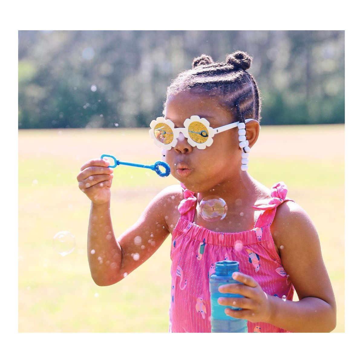 Gafas de Sol Flexibles Polarizadas Daisy Flower Mirrored Lenses – Babiators