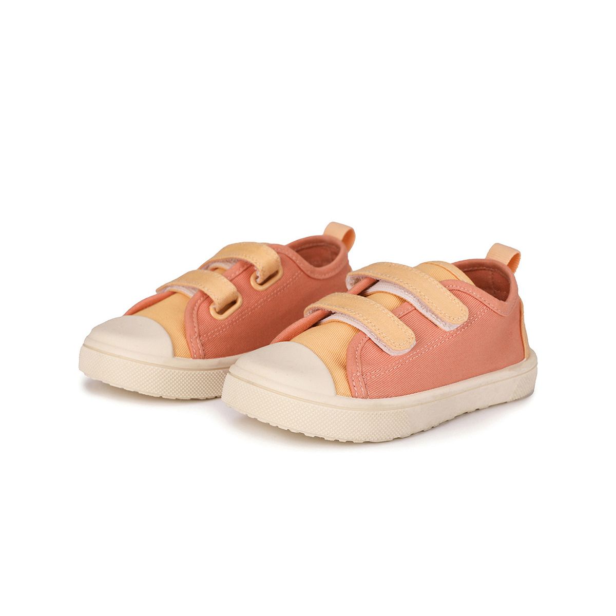 Tangerine Canvas Sneakers | Monnëka