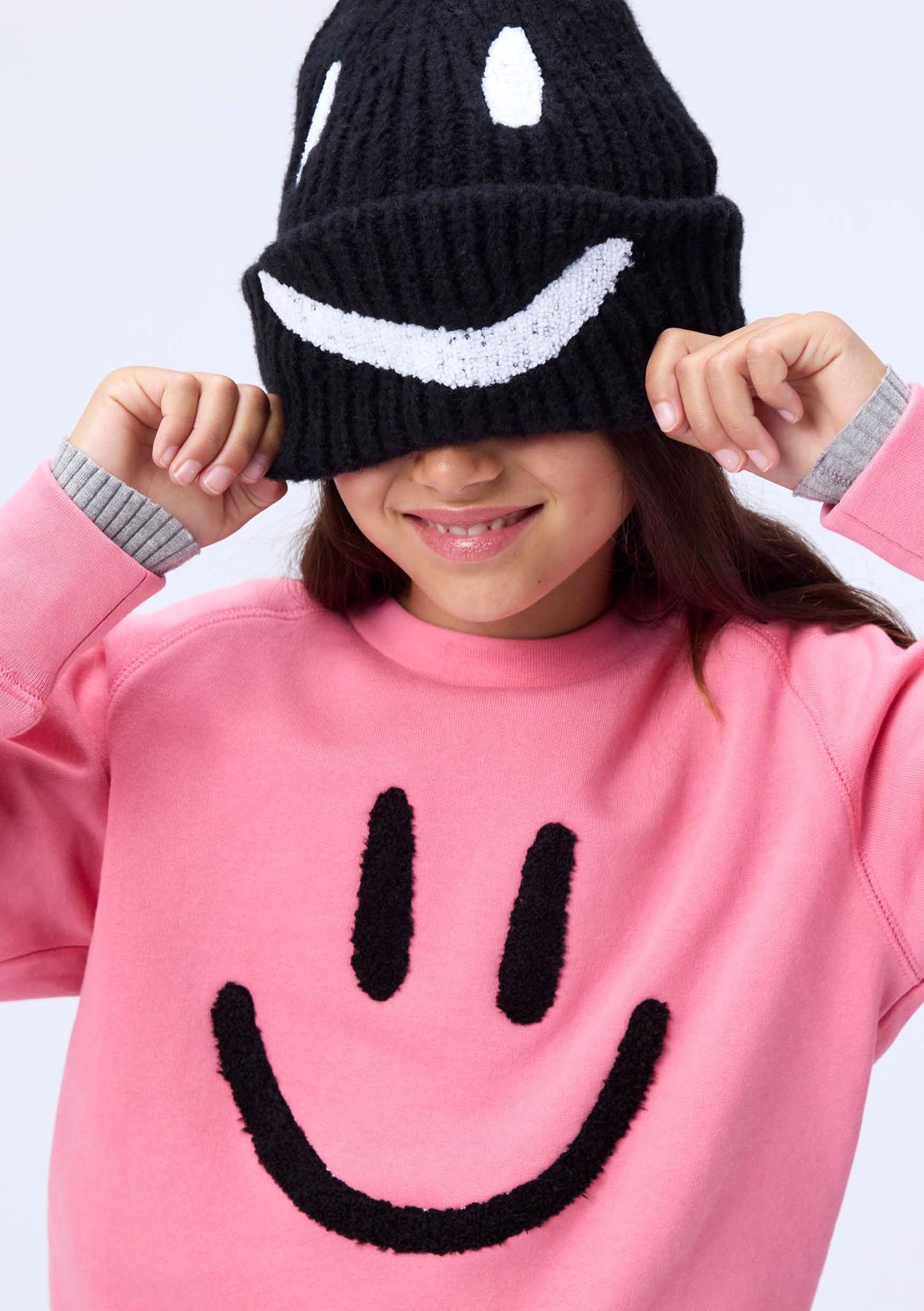 Sudadera Rosa con Smiley – MOLO
