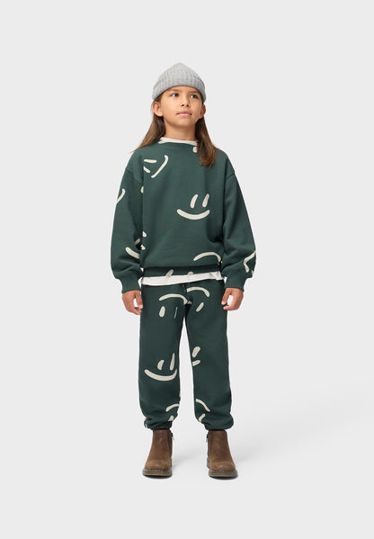 Sudadera Smiley Monti verde oscuro – Molo