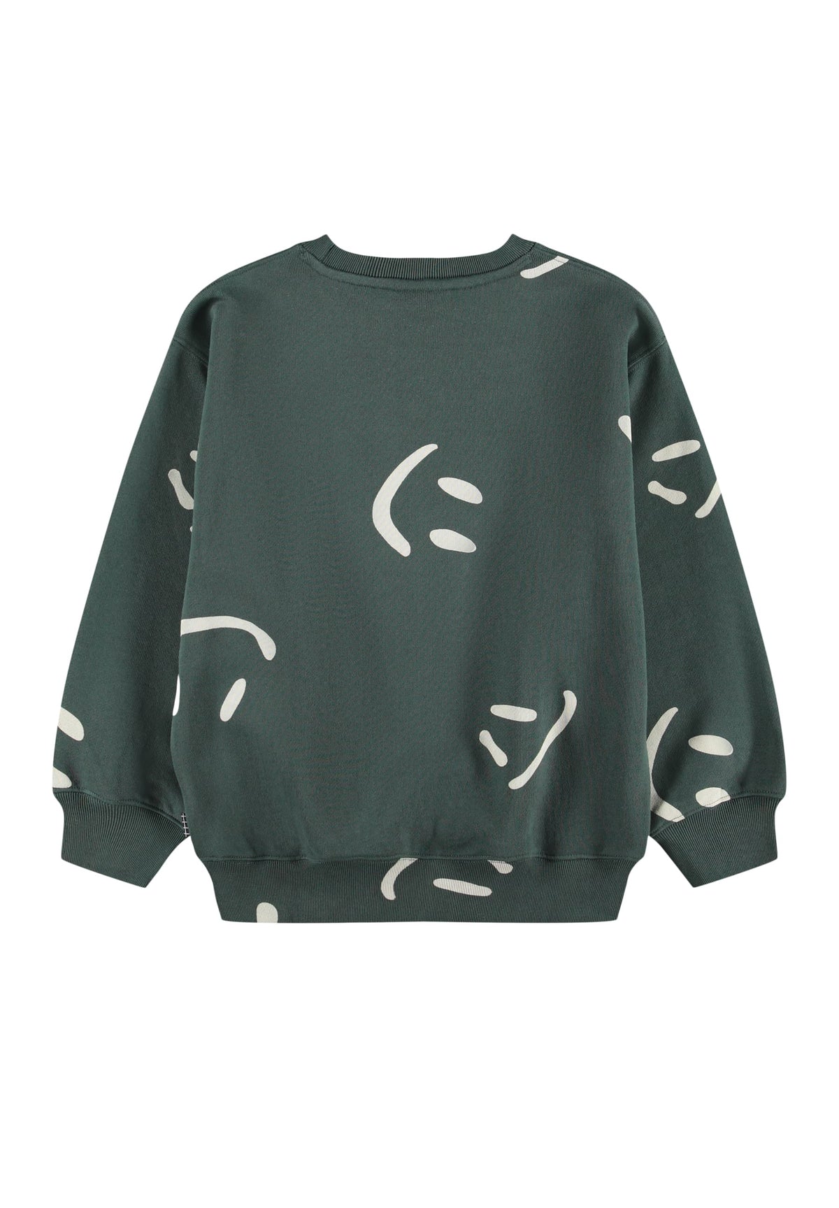 Sudadera Smiley Monti verde oscuro – Molo