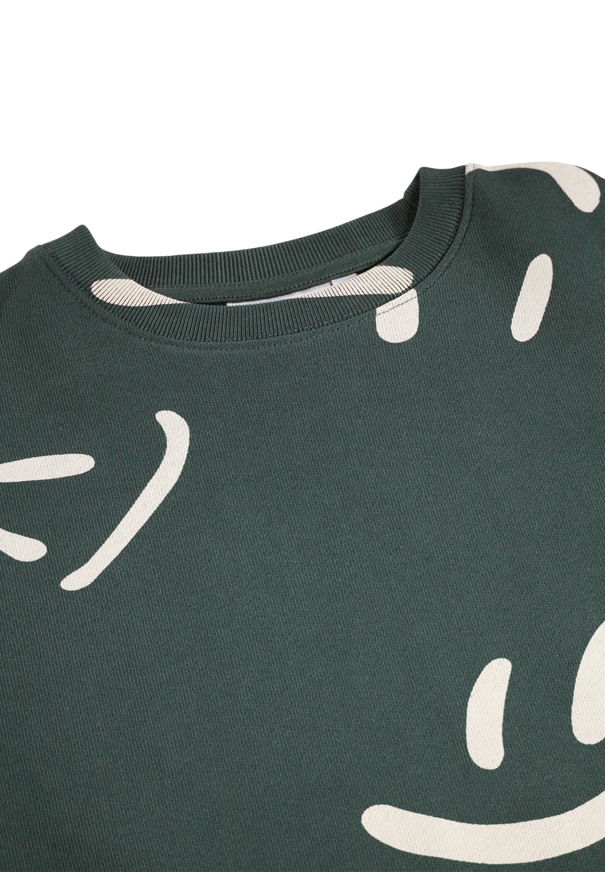 Sudadera Smiley Monti verde oscuro – Molo