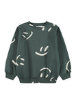 Sudadera Smiley Monti verde oscuro – Molo