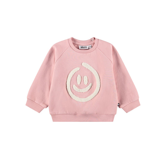 Sudadera Smiley Rosa – Molo