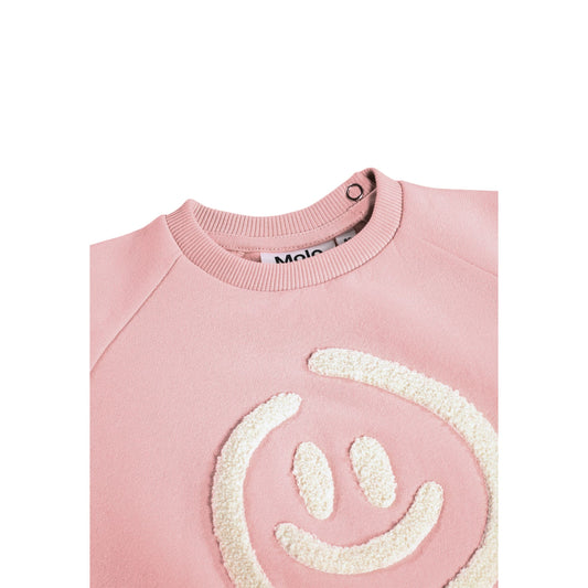 Sudadera Smiley Rosa – Molo