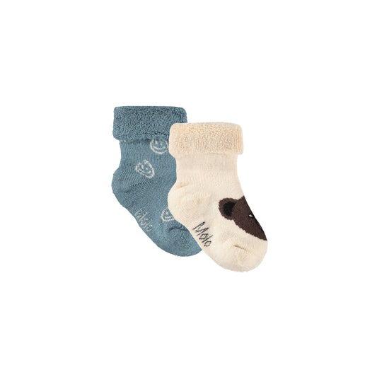 Pack 2 Calcetines Bebé Bear Blue – Molo