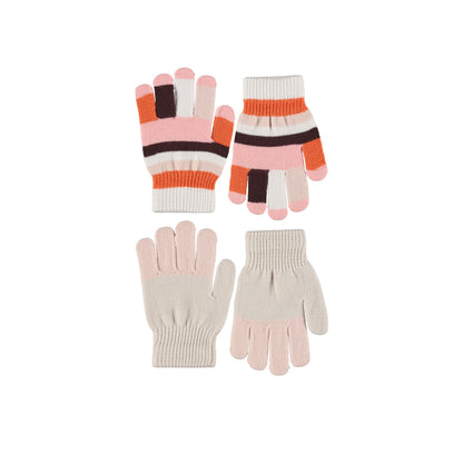 Pack 2 Guantes Pink Stripe – Molo