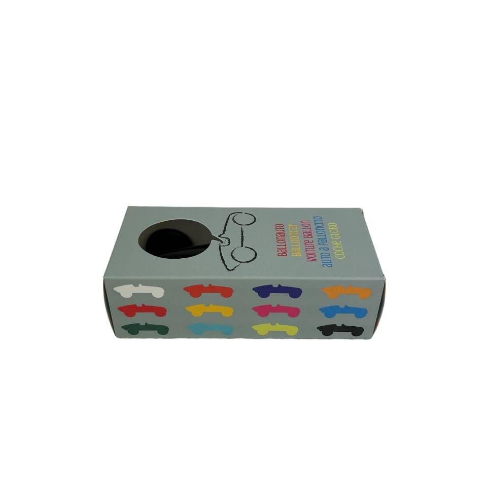 Bass & Bass – Coche con Globo Multicolor