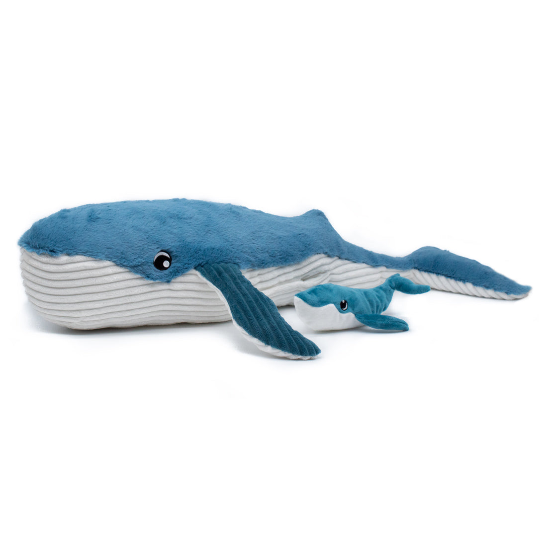 Ballena Blue Mamá y Bebé – Les Ptipotos