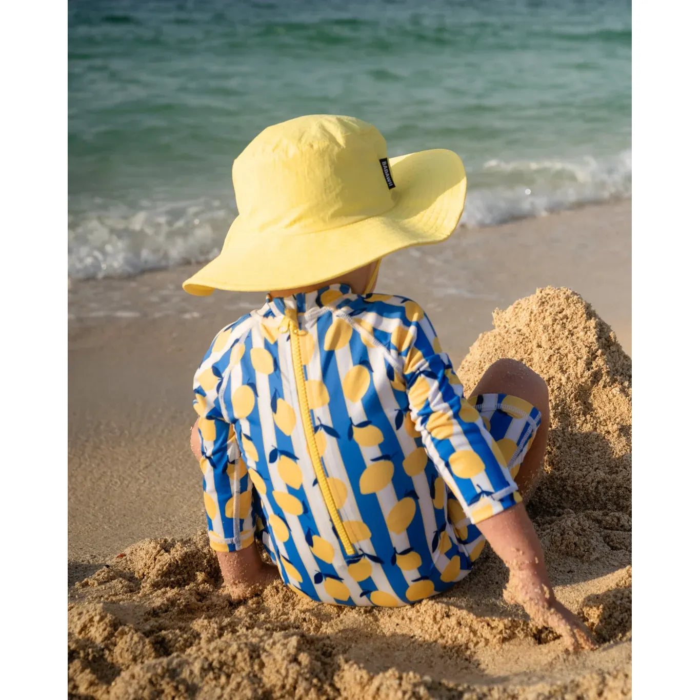 Gorro de playa – Sunshine Yellow | Badawii