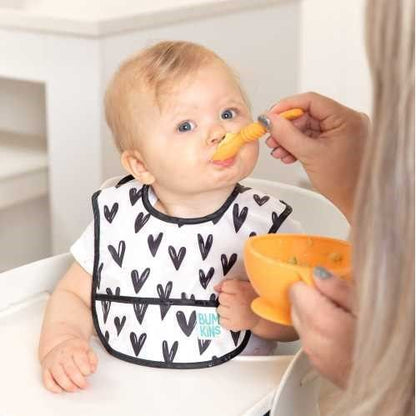 Pack 2 Baberos Starter – Bumkins (Corazones & XOXO)