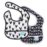 Pack 2 Baberos Starter – Bumkins (Corazones & XOXO)