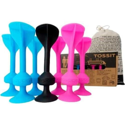 Dardos de Silicona con Ventosa Azul + Rosa (Starter Pack) - Tossit