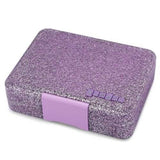 Snack Lunch Box 3 Compartments Glitter Lilac - Yumbox