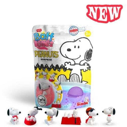 Bomba de Baño Peanuts con Sorpresa | Snoopy | Zimpli Kids