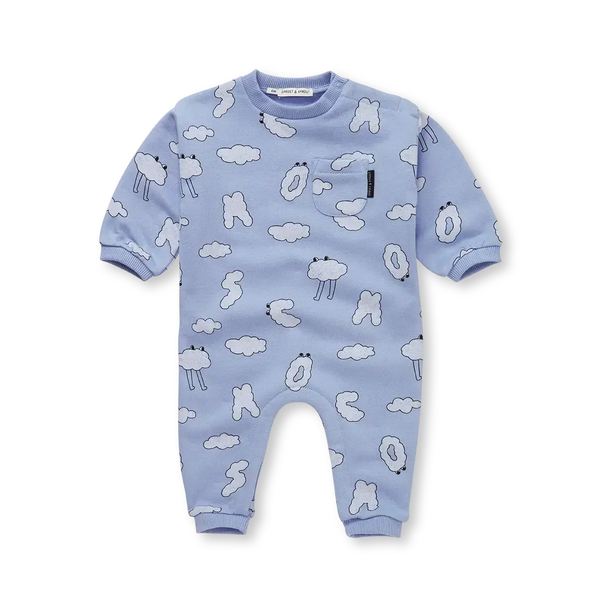 Pelele "Cloud Man" – Azul Nubes | Sproet & Sprout