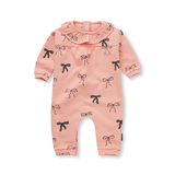 Pelele “Ruffle Bows” – Peach Parfait | Sproet & Sprout