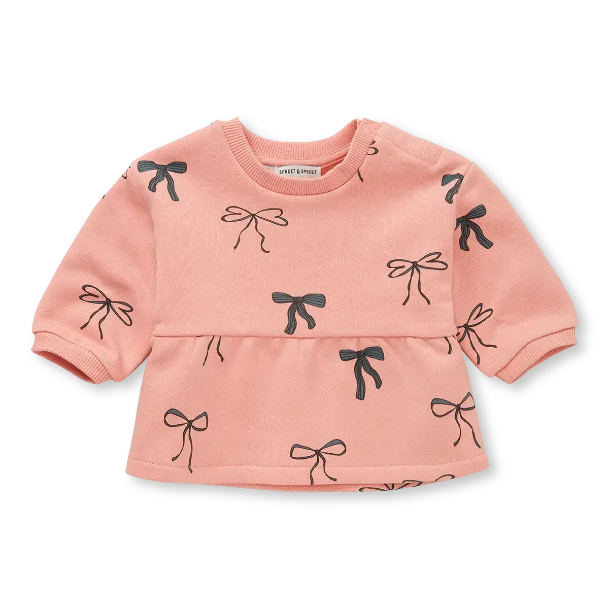 Sudadera Peplum Bebé – Lazos | Sproet & Sprout