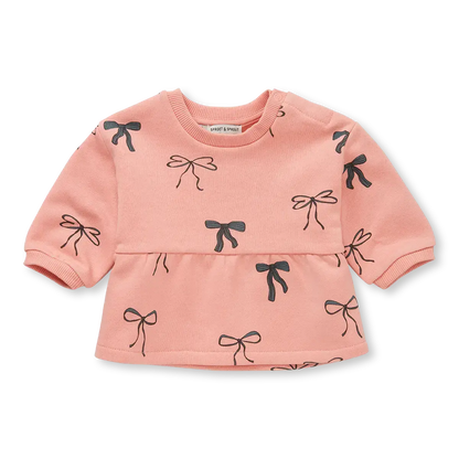 Sudadera Peplum Bebé – Lazos | Sproet & Sprout