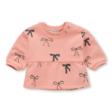 Sudadera Peplum Bebé – Lazos | Sproet & Sprout