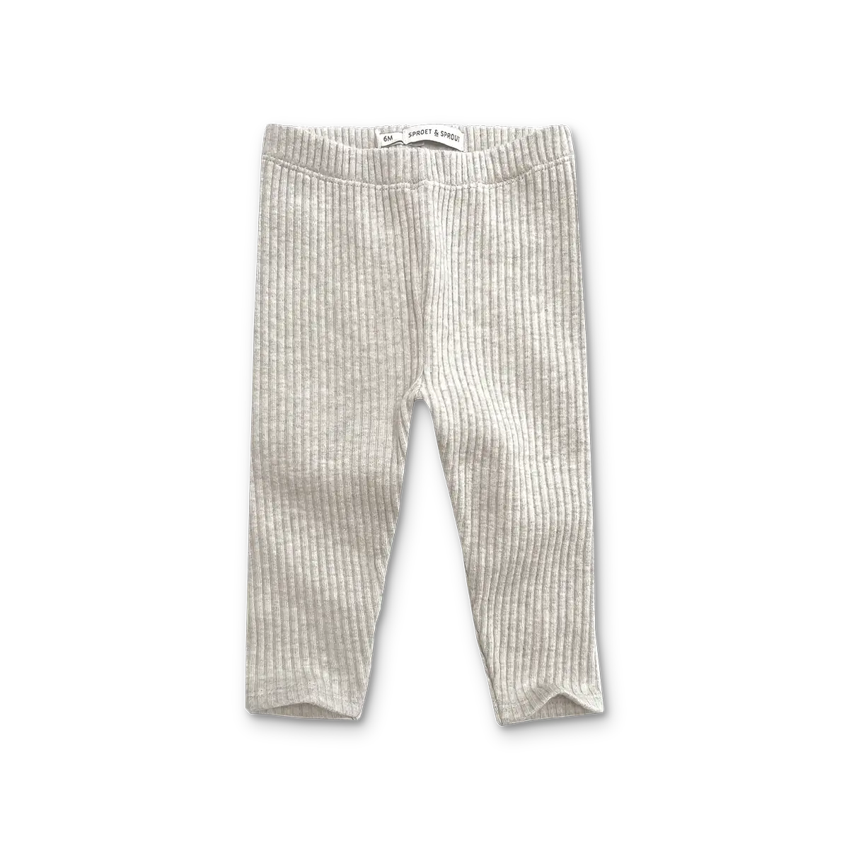 Leggings Canalé Bebé – Ivory Melee | Sproet & Sprout