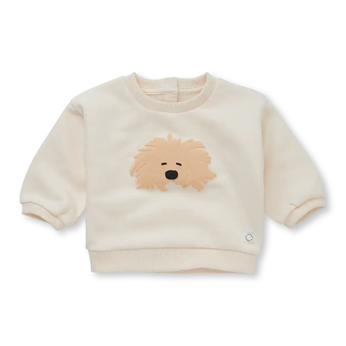 Sudadera Bebé – Moustache Dog Ivory | Sproet & Sprout