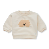 Sudadera Bebé – Moustache Dog Ivory | Sproet & Sprout