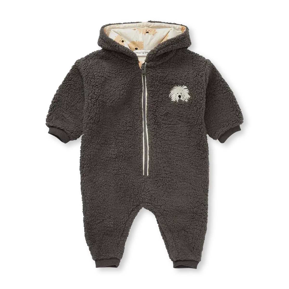 Mono Teddy Bebé – Washed Black | Sproet & Sprout