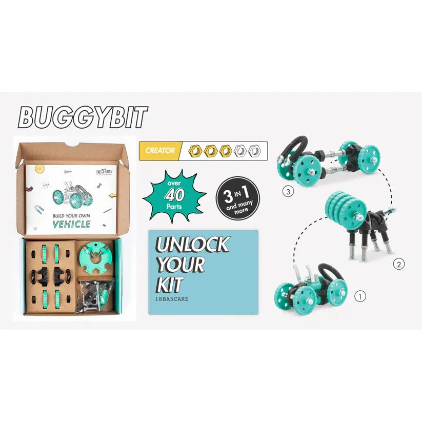 Kit de Construcción 3 en 1  BuggyBit – The Offbits