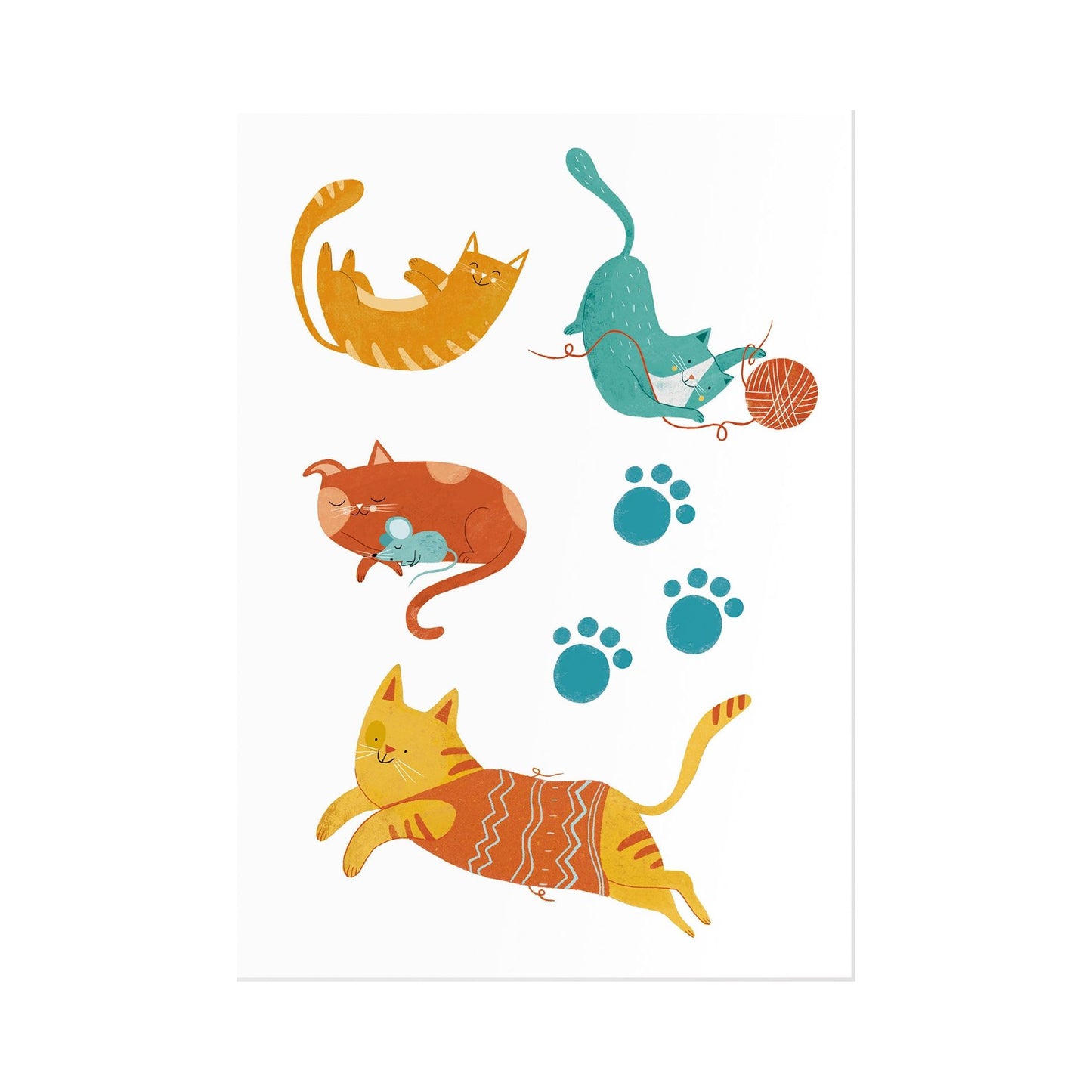 Cat Tattoos Set de tatuajes temporales · Londji