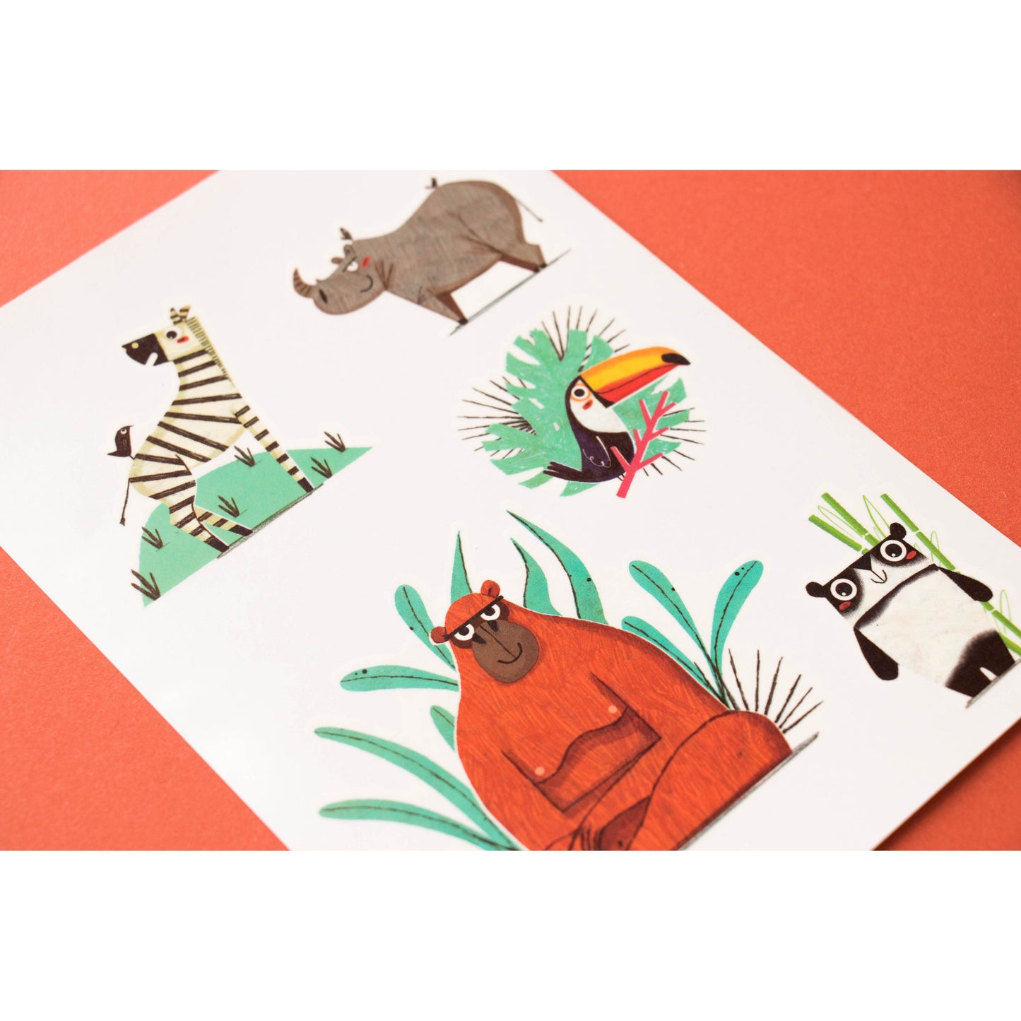 Jungle Tattoos Set de tatuajes temporales · Londji