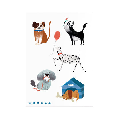 Dog Tattoos Set de tatuajes temporales · Londji