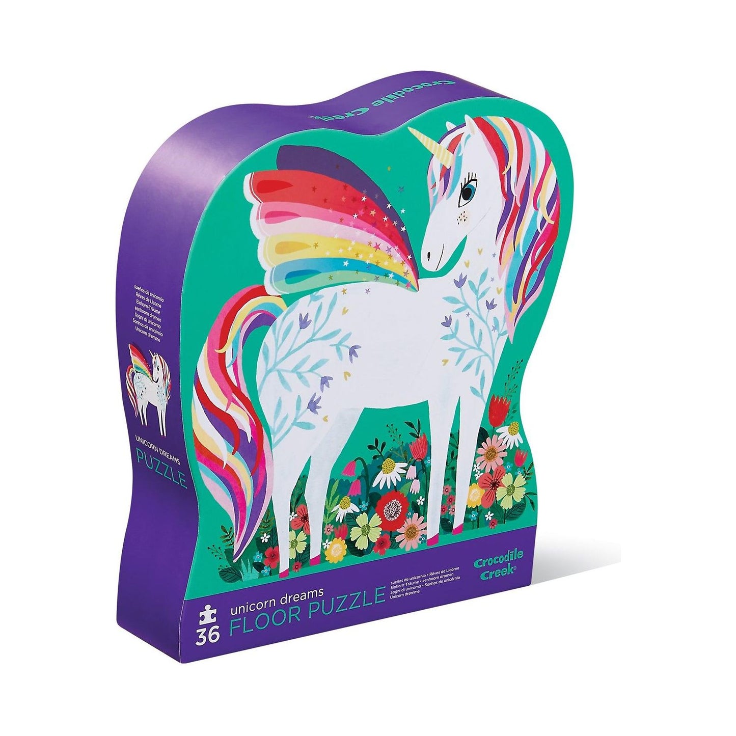 Maxi Puzzle Crocodile Creek – El Jardín de los Unicornios (36 piezas)