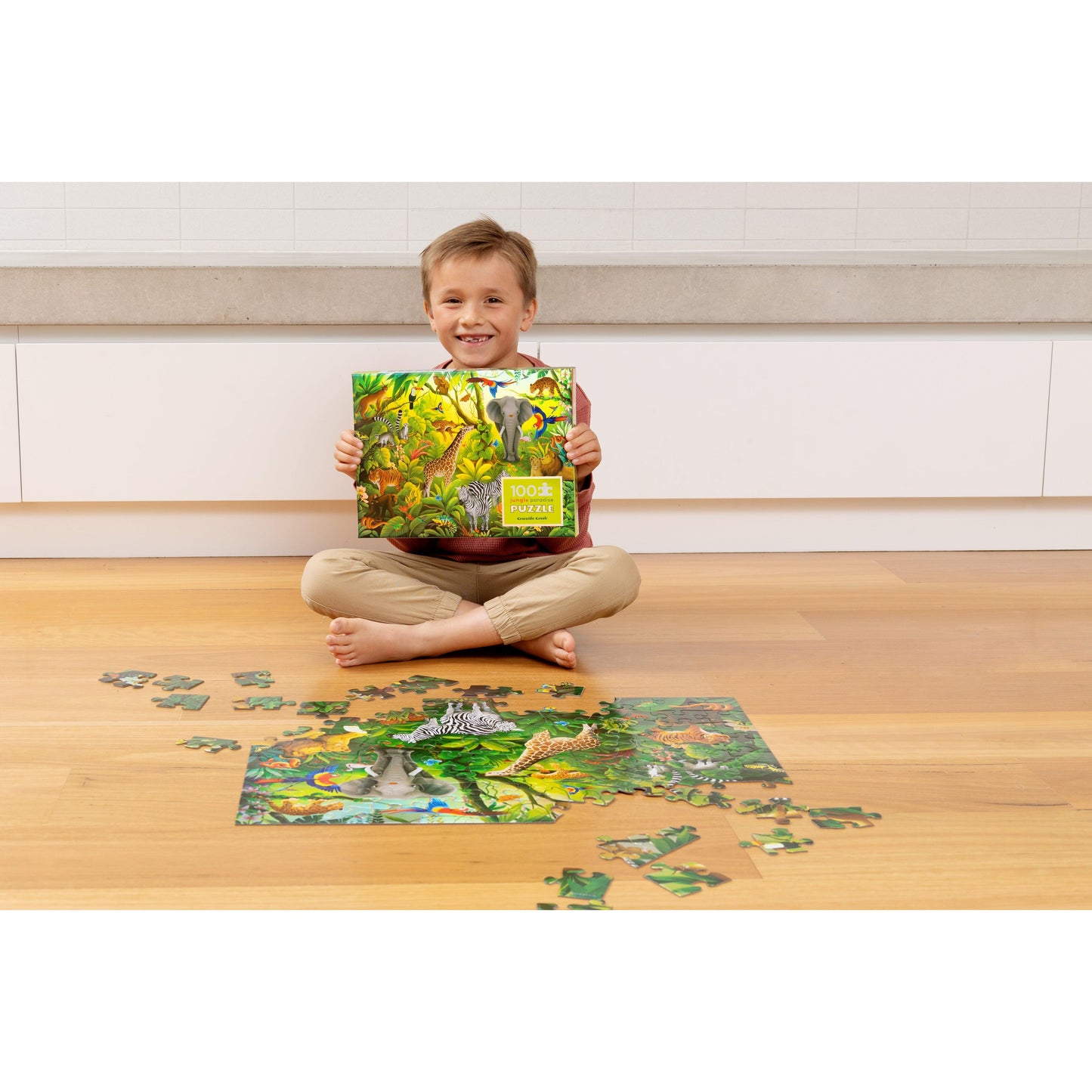 Puzzle Holográfico – Paraíso en la Jungla (100 piezas)