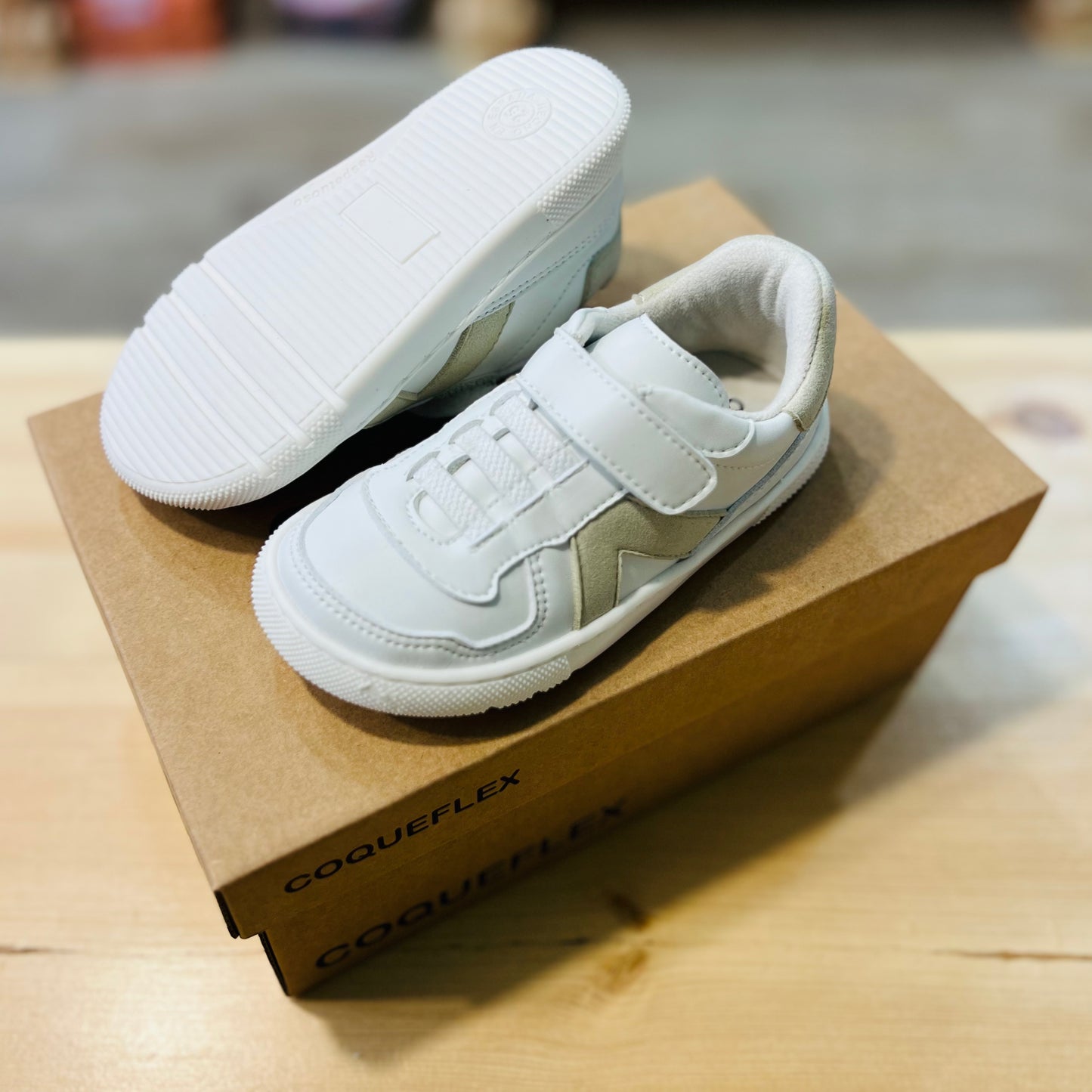 Deportiva Barefoot Blanco Leche - Coqueflex