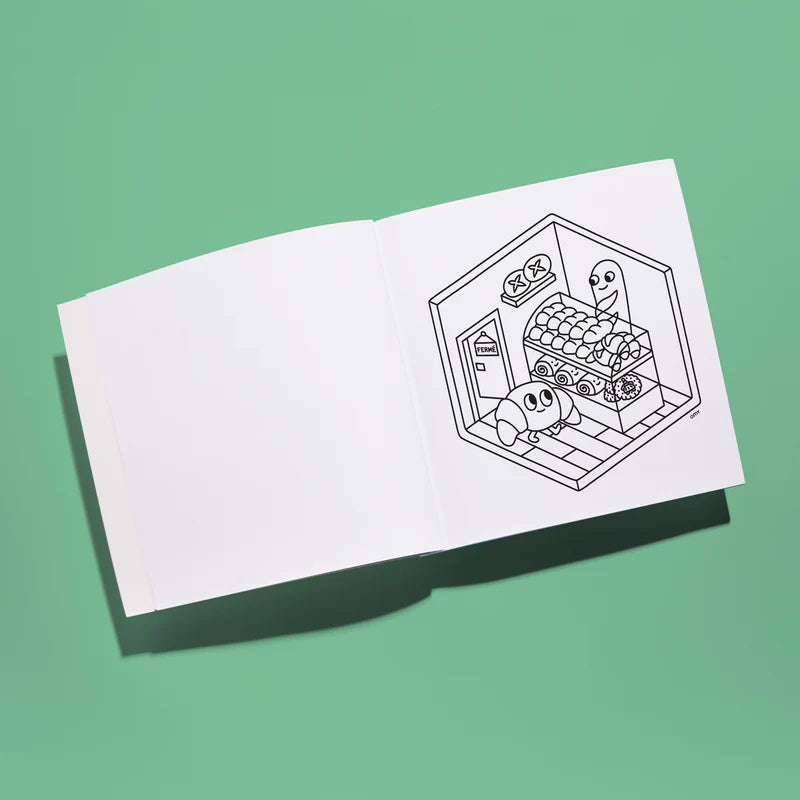 Mini Libro de Colorear “Cozy Art – Café de Paris” – OMY