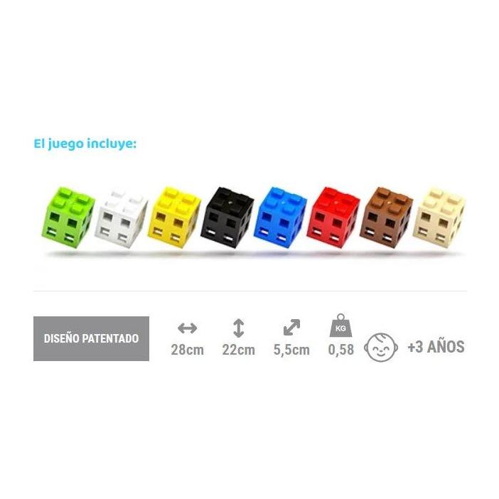 Meli Cube – Set de 100 Cubos “Waffle”