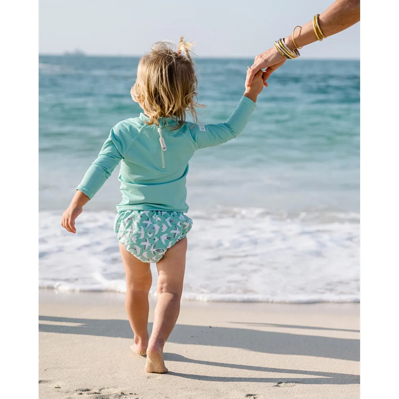 Conjunto baño bebé UPF50+ – Seagull Breeze | Badawii