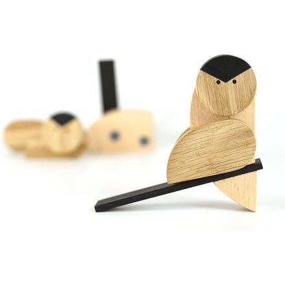 Búho Nórdico de Madera Magnético – Esnaf Toys